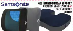 Big 5 Samsonite Gel Infused Memory Foam Lumbar Support Cushion offer