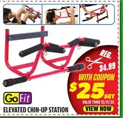Big 5 GoFit Elevated Chin-Up Station offer