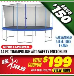 Big 5 Sportspower 14' Trampoline with Safety Enclosure offer