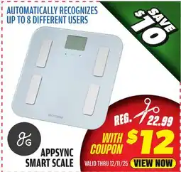 Big 5 Greater Goods Appsync Smart Scale offer