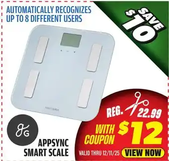 Big 5 Greater Goods Appsync Smart Scale offer