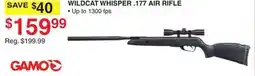 Dunham's Sports WILDCAT WHISPER .177 AIR RIFLE offer