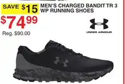 Dunham's Sports MEN'S CHARGED BANDIT TR 3 WP RUNNING SHOES offer