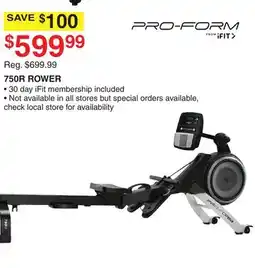 Dunham's Sports 750R ROWER offer