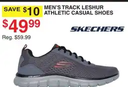 Dunham's Sports SKECHERS MEN'S TRACK LESHUR ATHLETIC CASUAL SHOES offer