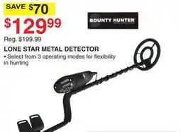 Dunham's Sports LONE STAR METAL DETECTOR offer