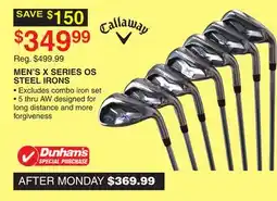 Dunham's Sports MEN'S X SERIES OS STEEL IRONS offer