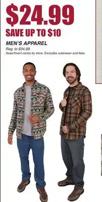 Dunham's Sports MEN'S APPAREL offer