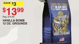 Dunham's Sports VANILLA BOMB 12 OZ. GROUNDS offer