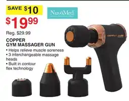 Dunham's Sports COPPER GYM MASSAGER GUN offer
