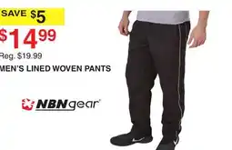 Dunham's Sports MEN'S LINED WOVEN PANTS offer