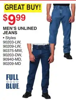 Dunham's Sports MEN'S UNLINED JEANS offer