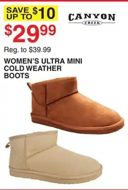 Dunham's Sports WOMEN'S ULTRA MINI COLD WEATHER BOOTS offer