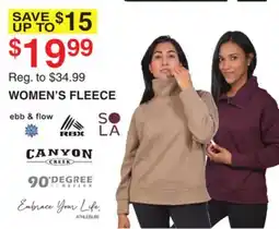 Dunham's Sports WOMEN'S FLEECE offer