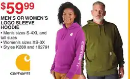 Dunham's Sports MEN'S OR WOMEN'S LOGO SLEEVE HOODIE offer