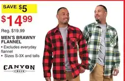 Dunham's Sports MEN'S BRAWNY FLANNEL offer