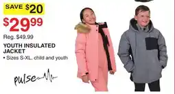 Dunham's Sports YOUTH INSULATED JACKET offer