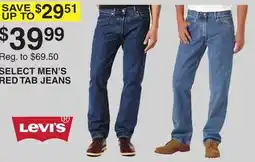 Dunham's Sports SELECT MEN'S RED TAB JEANS offer