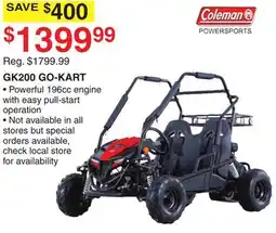 Dunham's Sports GK200 GO-KART offer