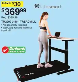 Dunham's Sports TM2202 3-IN-1 TREADMILL offer