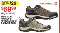Dunham's Sports MEN'S OR WOMEN'S CROSSLANDER 3 LOW HIKERS offer