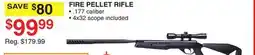 Dunham's Sports FIRE PELLET RIFLE offer