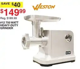 Dunham's Sports 12 750 WATT HEAVY-DUTY GRINDER offer