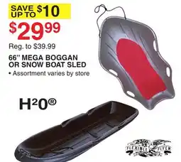 Dunham's Sports 66 MEGA BOGGAN OR SNOW BOAT SLED offer