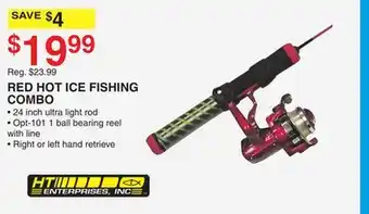 Dunham's Sports RED HOT ICE FISHING COMBO offer