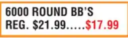 Dunham's Sports 6000 ROUND BB'S offer