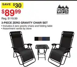 Dunham's Sports 3-PIECE ZERO GRAVITY CHAIR SET offer