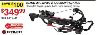 Dunham's Sports BLACK OPS XP390 CROSSBOW PACKAGE offer