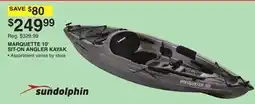 Dunham's Sports MARQUETTE 10' SIT-ON ANGLER KAYAK offer
