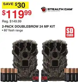 Dunham's Sports 2-PACK DOUBLEBROW 24 MP KIT offer