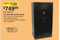 Dunham's Sports 42 GUN FIRE RATED SAFE offer