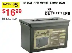 Dunham's Sports 50 CALIBER METAL AMMO CAN offer