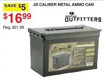 Dunham's Sports 50 CALIBER METAL AMMO CAN offer