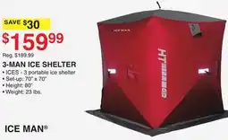 Dunham's Sports 3-MAN ICE SHELTER offer