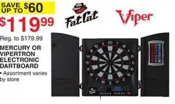 Dunham's Sports MERCURY OR VIPERTRON ELECTRONIC DARTBOARD offer