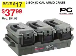 Dunham's Sports 3 BOX 50 CAL AMMO CRATE offer