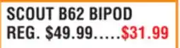 Dunham's Sports SCOUT B62 BIPOD offer