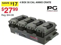 Dunham's Sports 4 BOX 30 CAL AMMO CRATE offer