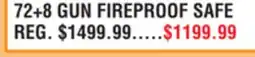 Dunham's Sports 72 + 8 GUN FIREPROOF SAFE offer