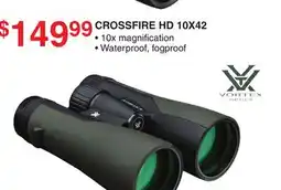 Dunham's Sports VORTEX CROSSFIRE HD 10X42 offer