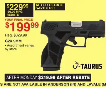 Dunham's Sports G2X 9MM offer