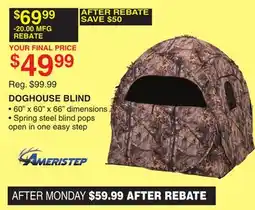 Dunham's Sports DOGHOUSE BLIND offer