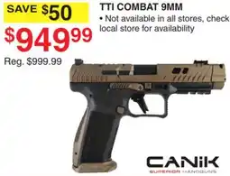 Dunham's Sports TTI COMBAT 9MM offer