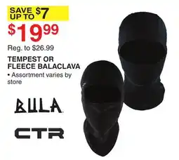 Dunham's Sports TEMPEST OR FLEECE BALACLAVA offer