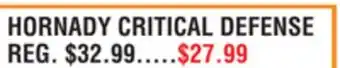 Dunham's Sports HORNADY CRITICAL DEFENSE offer