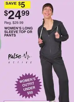 Dunham's Sports WOMEN'S LONG SLEEVE TOP OR PANTS offer